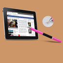 2in1 Capacitive Touch Screen Stylus Ballpoint Pen For iPhone 6S Samsung Rose