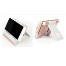 Aluminium ABS Anti-Slip Desktop Tablet Stand Holder COMPATIBLE FOR Samsung Galaxy iPhone 6s/ Plus Nexus Rose Gold