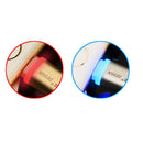 Portable 2.0 Connector USB Data Sync LED Charging Cable Cord Connector For Android Samsung Silver