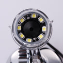 500X 2MP 8 LED USB Digital Microscope Zoom Camera Magnifier + Stand Holder Black