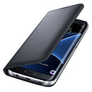 Portable PU Leather Flip Case Cover Protector COMPATIBLE FOR Samsung Galaxy S6 Edge Black