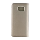 Portable PU Leather Flip Case Cover Protector COMPATIBLE FOR Samsung Galaxy S6 Edge Gold