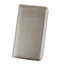Portable PU Leather Flip Case Cover Protector COMPATIBLE FOR Samsung Galaxy S6 Edge Gold