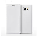 Portable PU Leather Flip Case Cover Protector COMPATIBLE FOR Samsung Galaxy S6 Edge Plus White