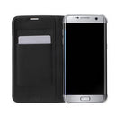 Portable PU Leather Flip Case Cover Protector COMPATIBLE FOR Samsung Galaxy S7 Black