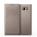 Portable PU Leather Flip Case Cover Protector COMPATIBLE FOR Samsung Galaxy S7 Gold