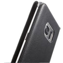 Portable PU Leather Flip Case Cover Protector COMPATIBLE FOR Samsung Galaxy S7 Edge Black