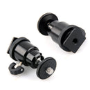 Adjustable Swivel Angle Ball 1/4" Hot Shoe Mount Adapter Holder Camera Video