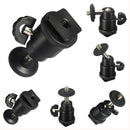 Adjustable Swivel Angle Ball 1/4" Hot Shoe Mount Adapter Holder Camera Video
