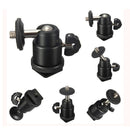Adjustable Swivel Angle Ball 1/4" Hot Shoe Mount Adapter Holder Camera Video