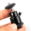 Adjustable Swivel Angle Ball 1/4" Hot Shoe Mount Adapter Holder Camera Video
