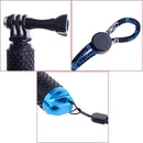4 Section Retractable Design Easy To Carry Selfie Stick COMPATIBLE FOR Gopro hero 4 3 3+ 2 1 Blue