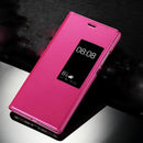 Portable PU Leather Case Cover Protector COMPATIBLE FOR Huawei P9 Phone Rose Red