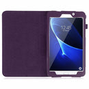 Portable PU Leather Case Cover Protector COMPATIBLE FOR Samsung Galaxy 7 SM-T285 7'' Tablet Purple
