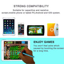 High Sensitivity 2 In1 Precision Disc Capacitive Stylus Touch Pen COMPATIBLE FOR Cellphone Tablet Black