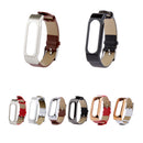Set Of Anti Lost Design PU Leather Replacement Wristband With Box & Tool FIT FOR Mi Band 1S 5