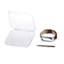 Set Of Anti Lost Design PU Leather Replacement Wristband With Box & Tool FIT FOR Mi Band 1S 5