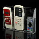 4mm 3Grids Acrylic Druble TV Remote Control Holder Wall Mount Storage Box
