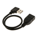 USB 2.0 Right Angle Male to Female Extension Adapter Converter Cable Cord for PC Notebook Universal