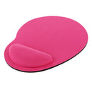 Ergonomic Rest Support Mouse Game Pad Gel Funny for Desktop NoteBook Rose Red
