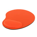 Mouse Pad with Gel Rest Wrist Support Mat Gaming for PC Laptop Orange