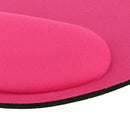 Ergonomic Rest Support Mouse Game Pad for PC NoteBook Computer Laptop Rose Red