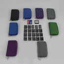 Blue-22 Slots SD/CF Micro Memory Card Storage Pouch Case Holder Wallet