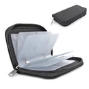 Black-22 Slots SD/CF/XD/MMC/ Micro Memory Card Storage Pouch Case Holder Wallet Organizer Stowing