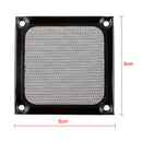 80mm Aluminum Alloy Stainless Mesh Fan Filter Dust Guard for PC Case Fan Black