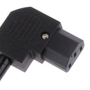 IEC C13 90 Degree Female 10A 250V Socket Plug Connector Adapter Electrical Outlet
