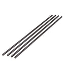 Pack of 4 Carbon Fiber Tube 8*6mm 330mm DIY Vanished Surface Tail Tube