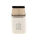 USB 3.1 Type C Male to Micro USB Female Adapter Converter Connector White