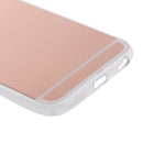 Rose Gold Mobile Phone Case Protective Back Cover with Imitation Pink Wool Ball for iPhone 6 Plus/ 6S Plus