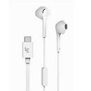 White Universal USB Type-C Earphone in-ear Hook Headphone for Smart Phone