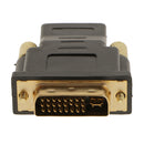 DVI-I (24+5)Pin Male To HDMI Female Adapter Connector Gold Plated Stylish