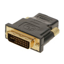 DVI-I (24+5)Pin Male To HDMI Female Adapter Connector Gold Plated Stylish