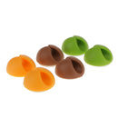 Self Adhesive Wire Cable Clips Ties Organizer Holder Cord Fixer Pack of 6