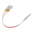 3.5mm Stereo Male to 3.5mm Dual Female Plug Mic Microphone Headset Jack Audio Y Splitter Cable