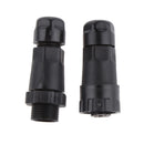 15A IP68 Waterproof Aviation 3 Pins Assembled Electrical Fast Wiring 7.5mm Adapter