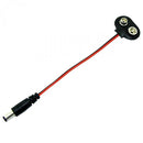 2pcs 9V Battery Snap Connector to DC Power Adapter for Arduino