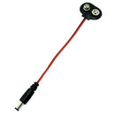 2pcs 9V Battery Snap Connector to DC Power Adapter for Arduino