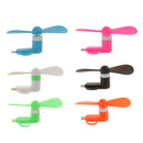 Orange USB Cooling Fan Mini Cooler Portable For Mobile Phone PC Desktop Fan