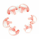 2pcs Soft Gel Tips Earbug Earhead for Air Acoustic Tube Earphone Earset 1.9x2.4cm