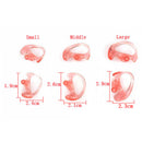 2pcs Soft Gel Tips Earbug Earhead for Air Acoustic Tube Earphone Earset 1.9x2.4cm