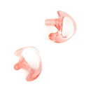 2pcs Soft Gel Tips Earbug Earhead for Air Acoustic Tube Earphone Earset 1.9x2.4cm