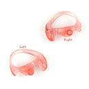 2pcs Soft Gel Tips Earbug Earhead for Air Acoustic Tube Earphone Earset 1.9x2.4cm