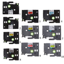 Compatible for Brother P-touch Tze Printer Laminated Label Tape Maker 12mm x8m 12mm TZE-C31