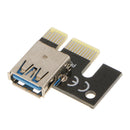 USB3.0 PCI-E Express 1x to16x Extender Riser Board Card Adapter Power Cable