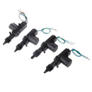 4Door Power Central Lock Kit Car Remote Control Conversion w/2 Keyless Entry