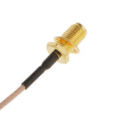 RP SMA Female to uFL/u.FL/IPX/IPEX RF Coax Adapter Assembly RG178 Pigtail